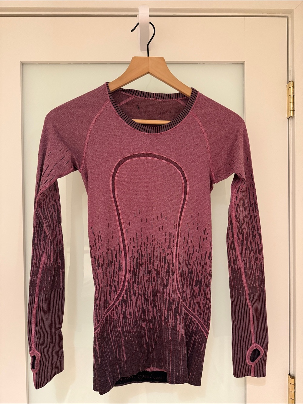 Lululemon Women's Long-Sleeve Top - Rose Plum